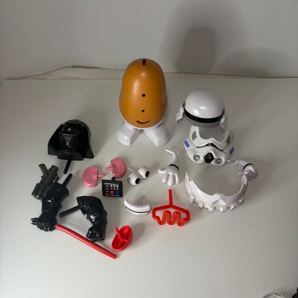 Disney Other - Mr. Potato Head Star Wars Spudtrooper StormTrooper/Vador Disney Playskool 18 Pc